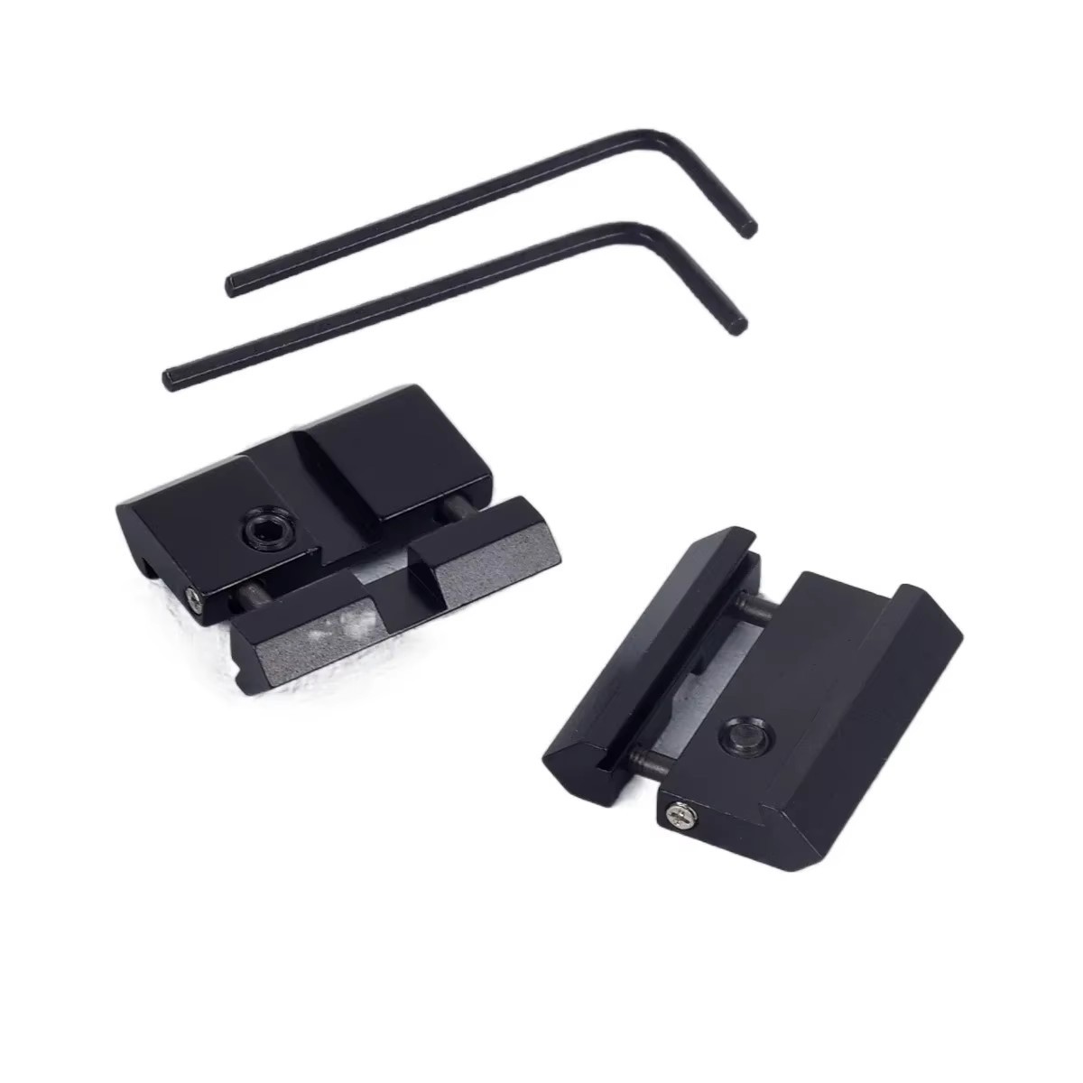 2 X Dovetail 11mm to 20mm Picatinny Rail Adapter Mount Scope Mounts Base