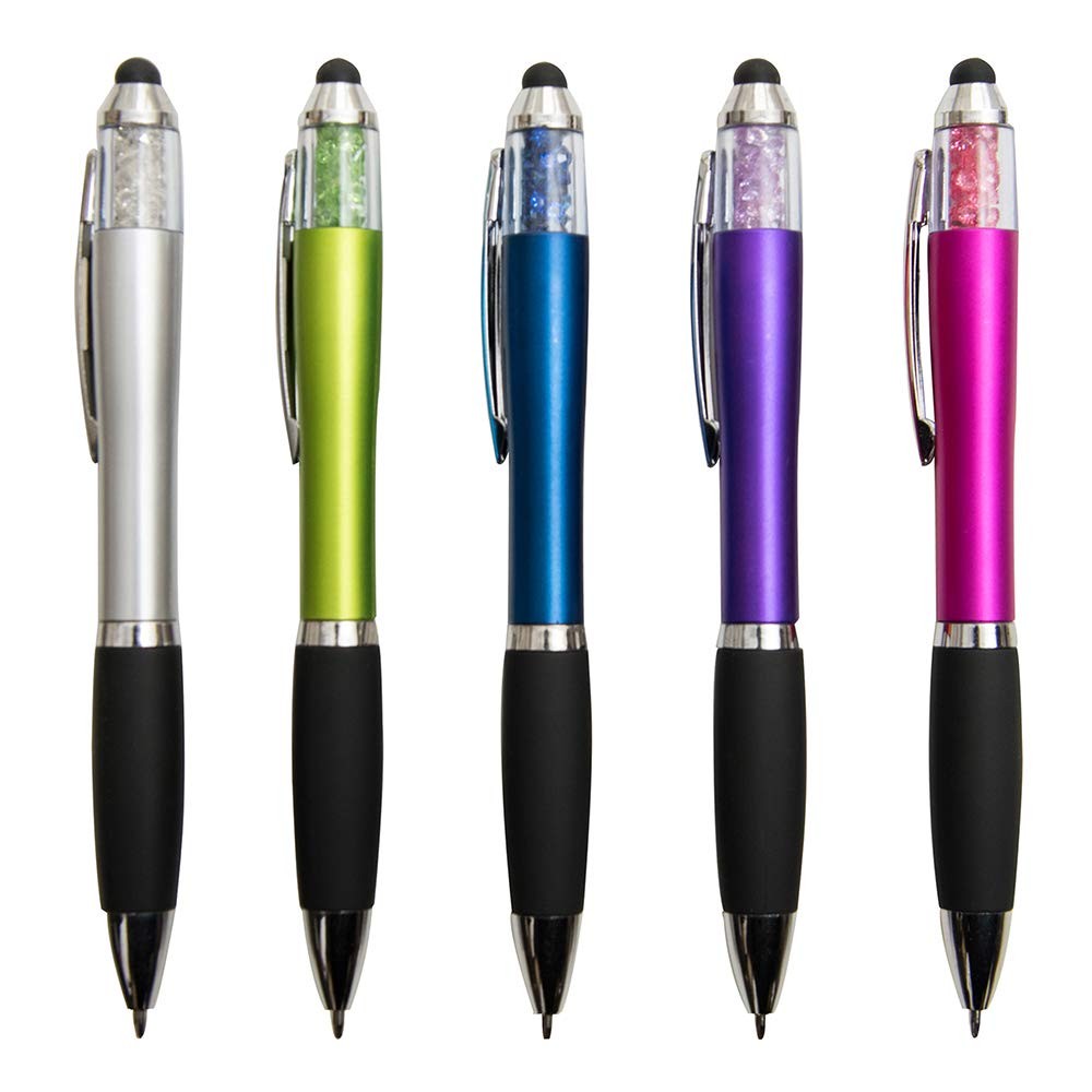 MiSiBao Stylus Pens for Touch Screens, Medium Point Pens with Crystals for Wo...