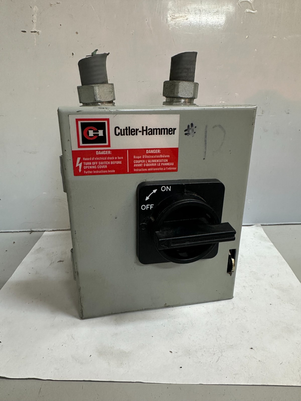 CUTLER-HAMMER DR361UG NON FUSIBLE ROTARY SWITCH 600V 32 MAX FLA TYPE 1
