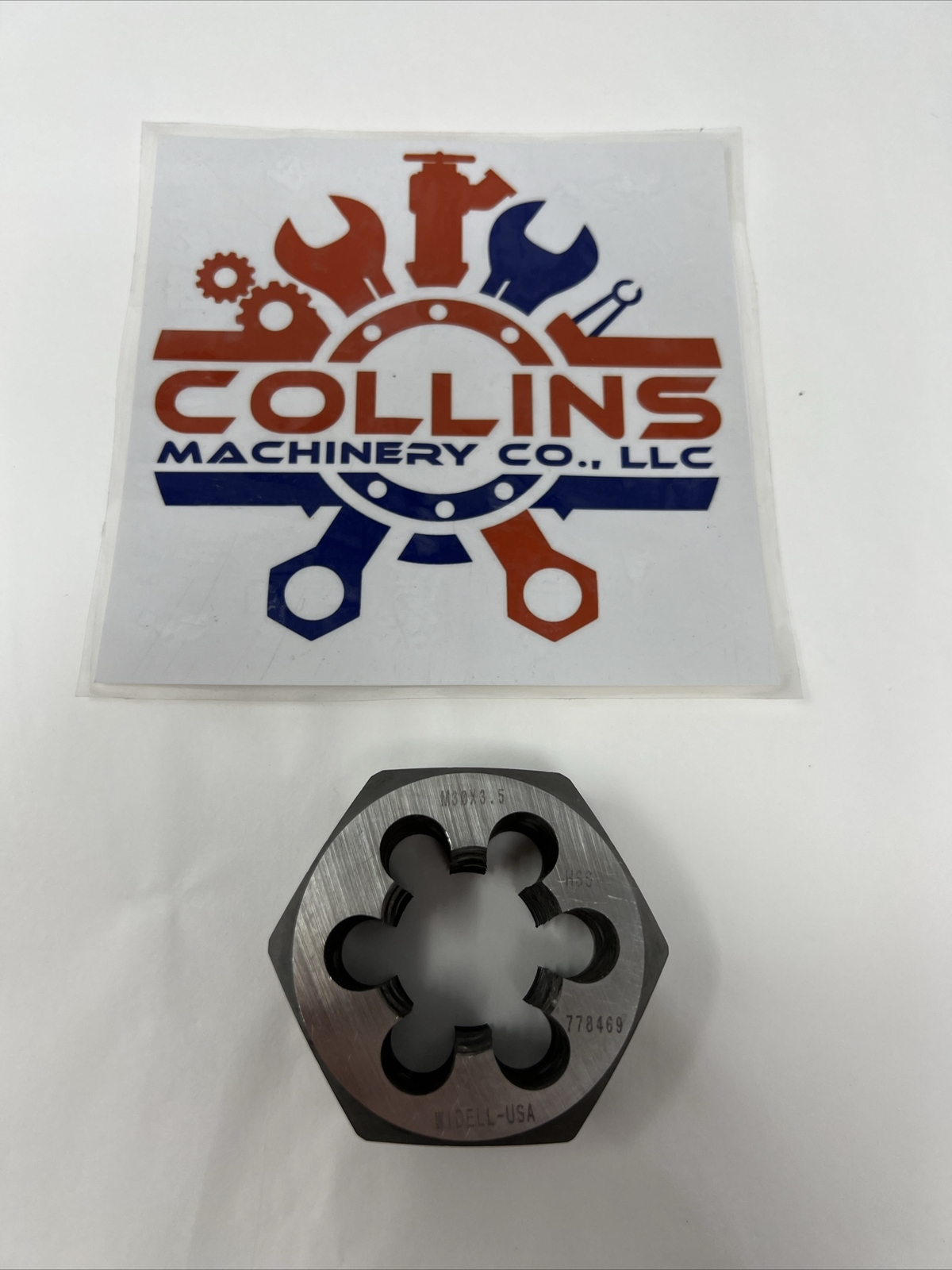 NEW Widell-USA M3.0x3.5 HSS Carbon Steel Rethreading Hexagon Die (778469)