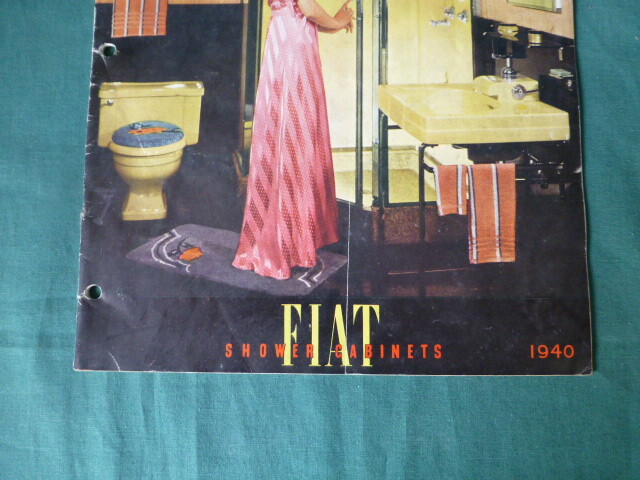 1940 Fiat Shower Cabinets Catalogue