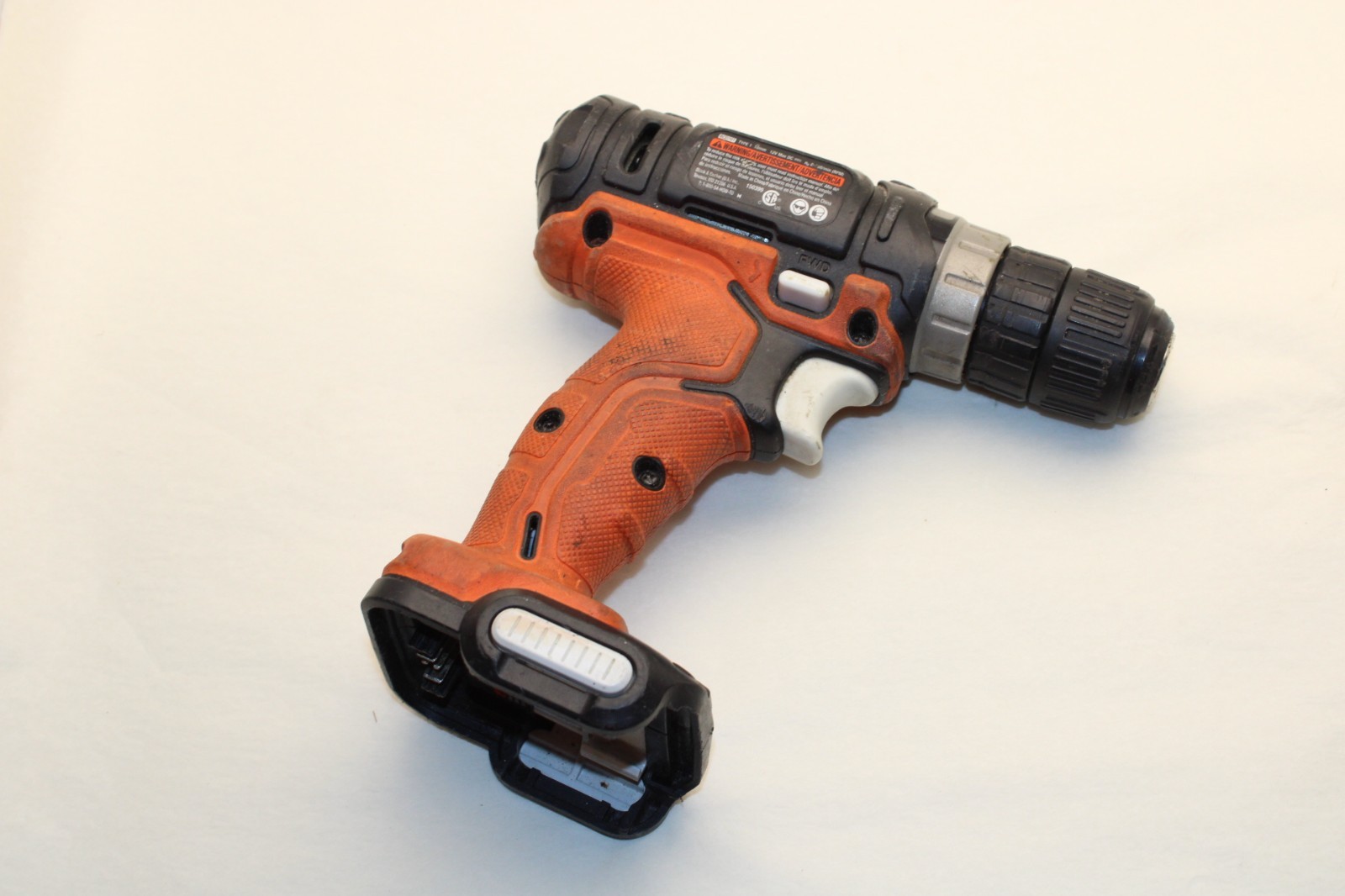 Black Decker BCD701 12V Li-ion Cordless Compact Drill Driver BARE TOOL - working