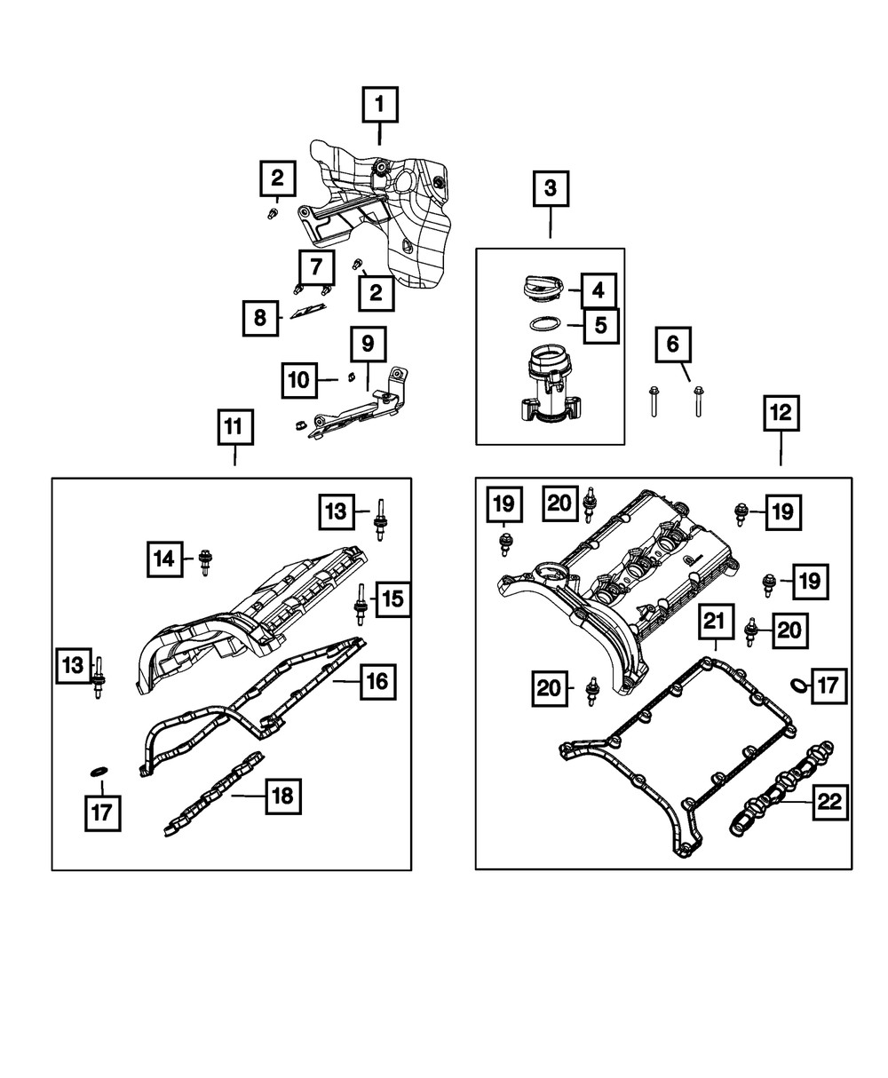 Genuine Mopar Bolt Mounting 5003555AB