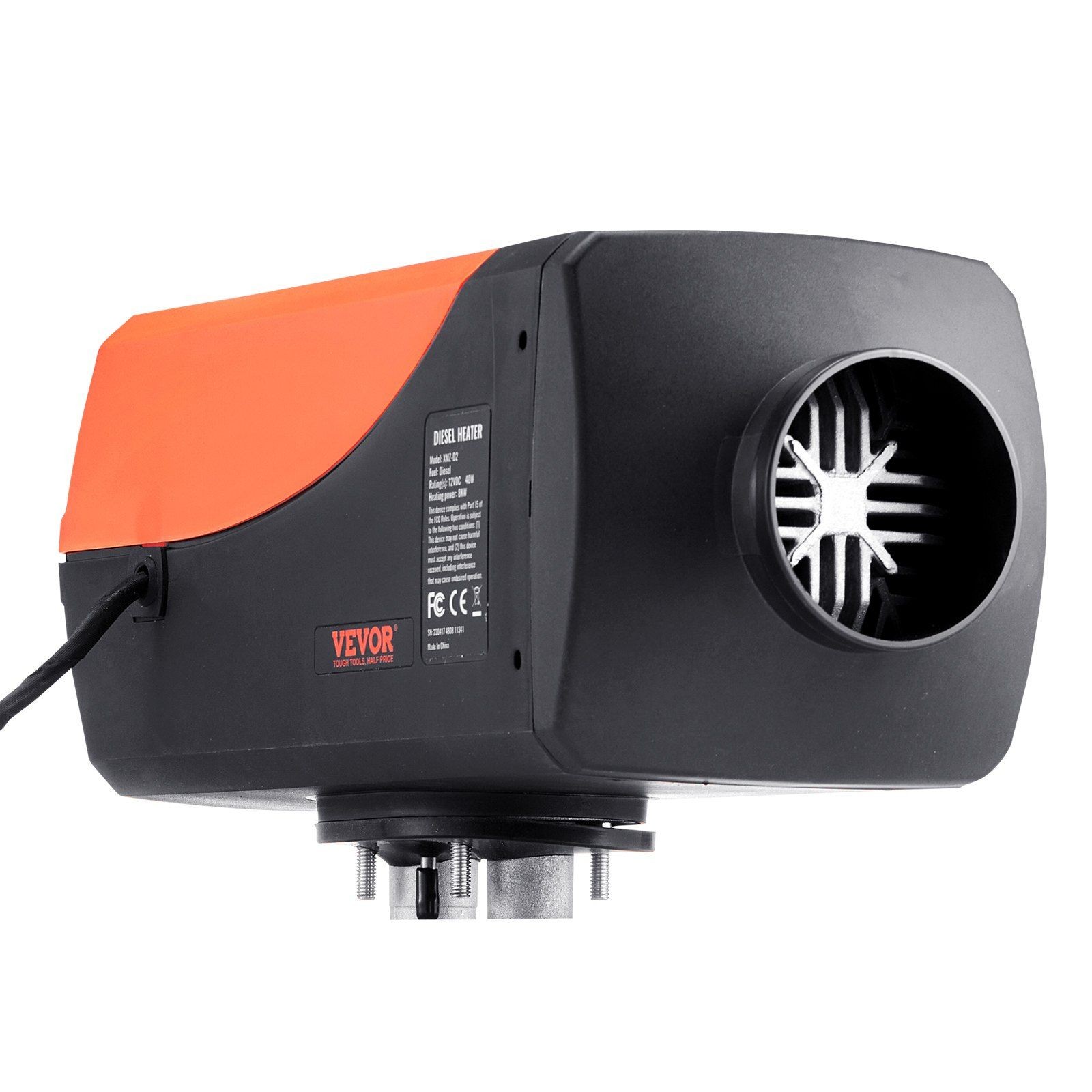 12V 8kW Diesel Air Heater with Bluetooth App Control & LCD Remote