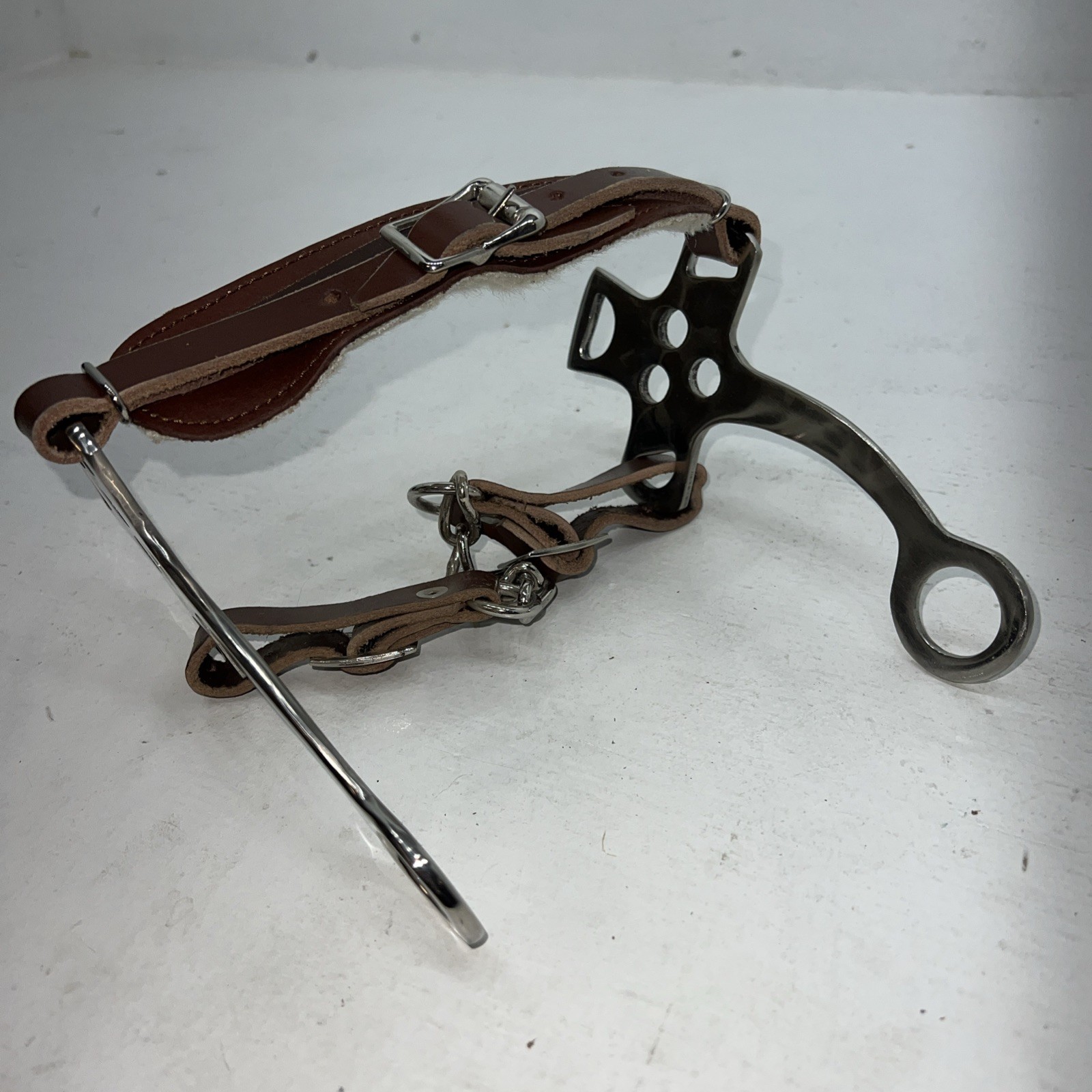 New Tough 1 Fleece Lined Silver Hackamore #25131 U-4