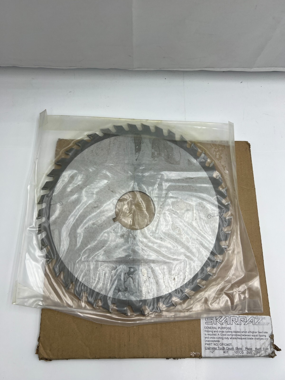 Skarpaz GP1240T General Purpose Saw Blades 12" Diameter, 40 Tooth