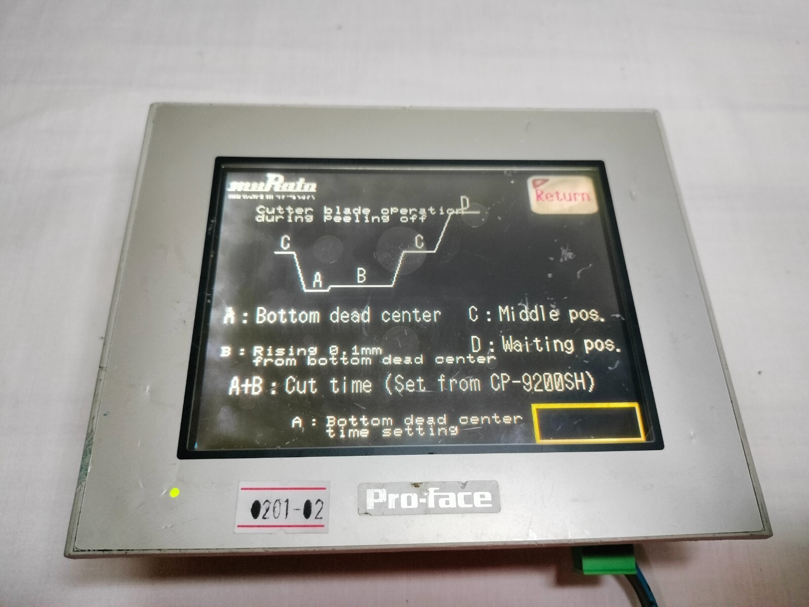 Proface GP-4301TW PFXGP4301TADW Touchscreen Panel Interface 24VDC 0.43A