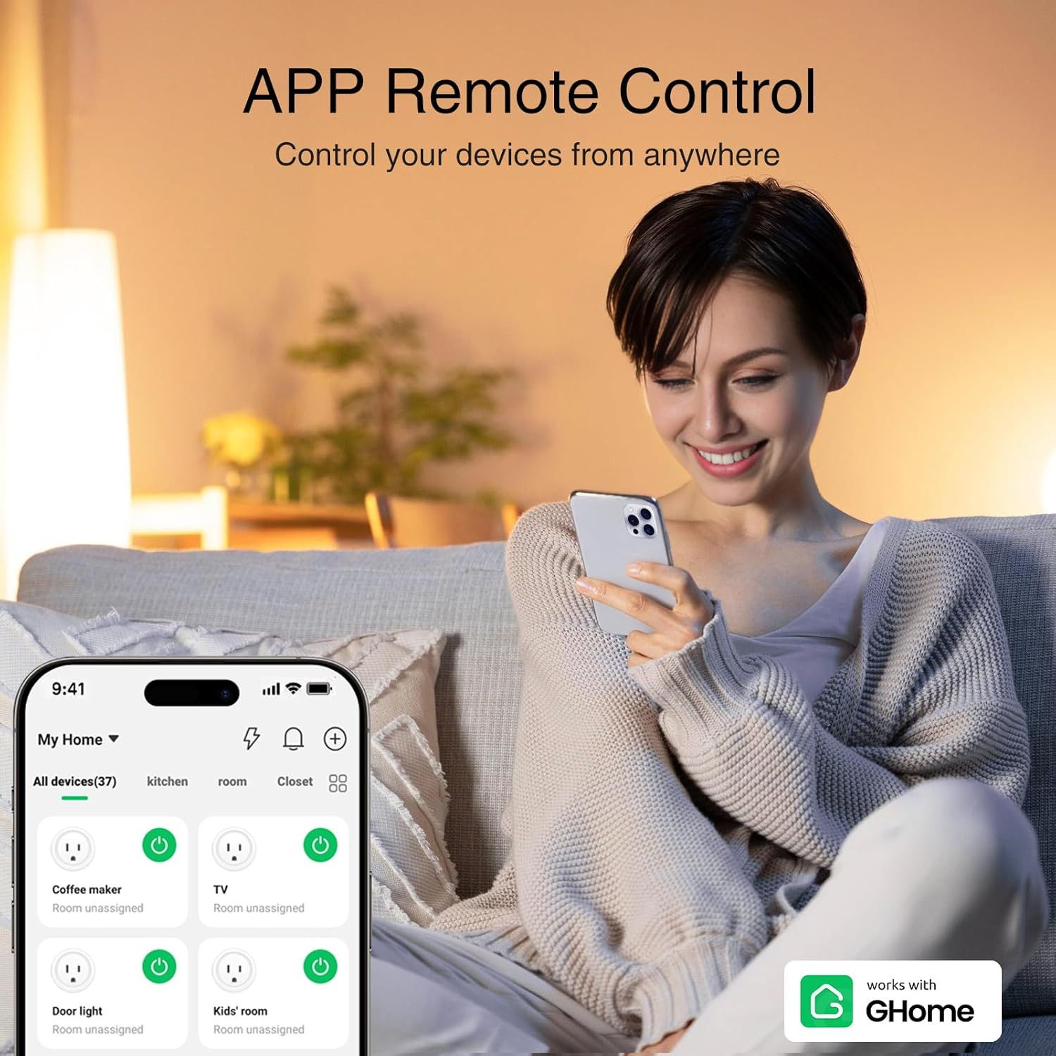 Plug, Wifi Smart Plugs Work with Alexa and Google Home, Smart Outlet Timer with