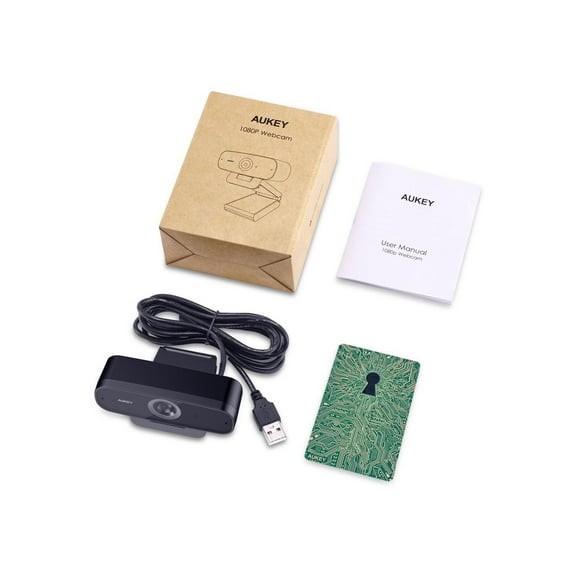 Aukey Webcam 1080p Full HD Live Streaming PC-W3