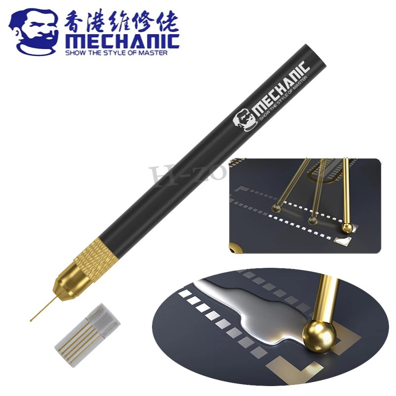 SW-5S Tin Dragging Needle Gold Plated FPC Connector Reballing Solder with 3 Bars