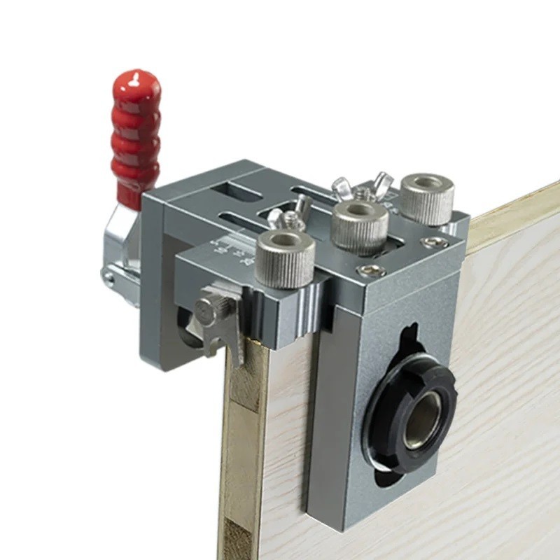Quick Clamp Dowelling Jig 3in1 Adjustable Drill Guide Locator Woodworking Tool