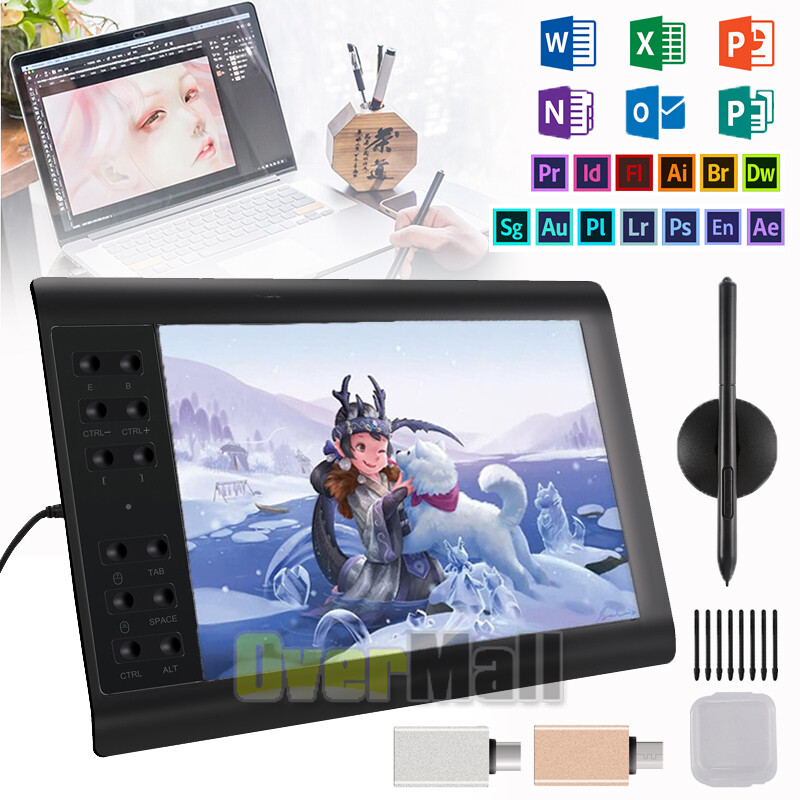 Ultrathin Digital Graphic Tablet Professional Drawing Tablet with Smart Stylus