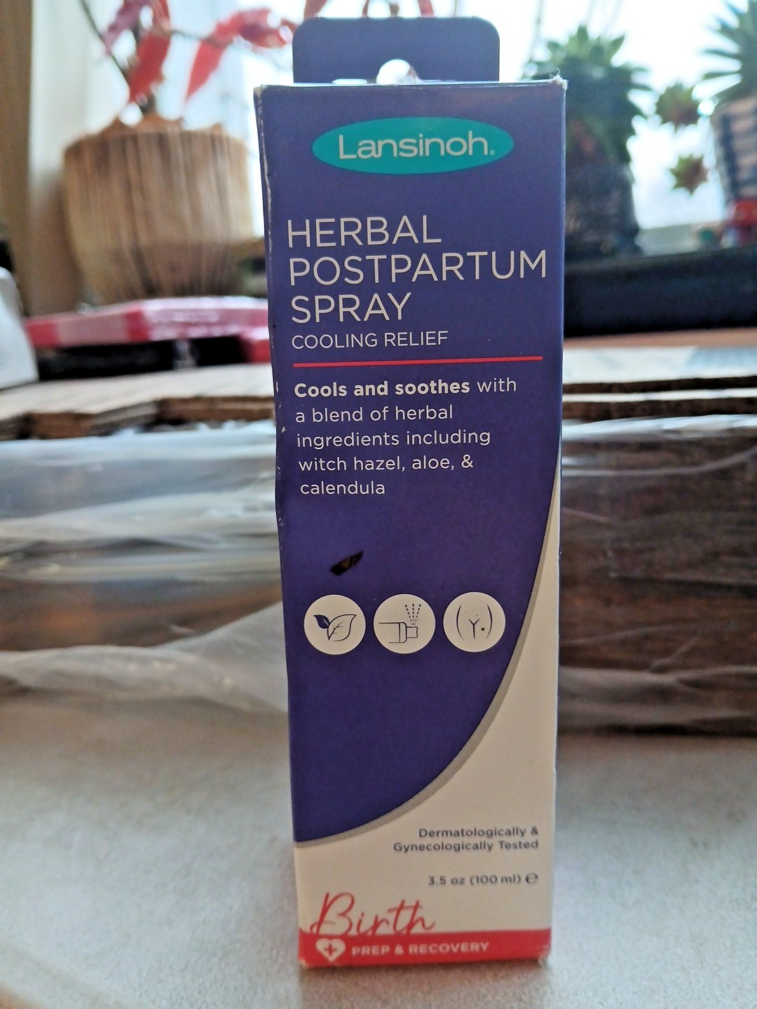 Lansinoh Herbal Therapy Spray Postpartum Cooling Relief 3.5 OZ