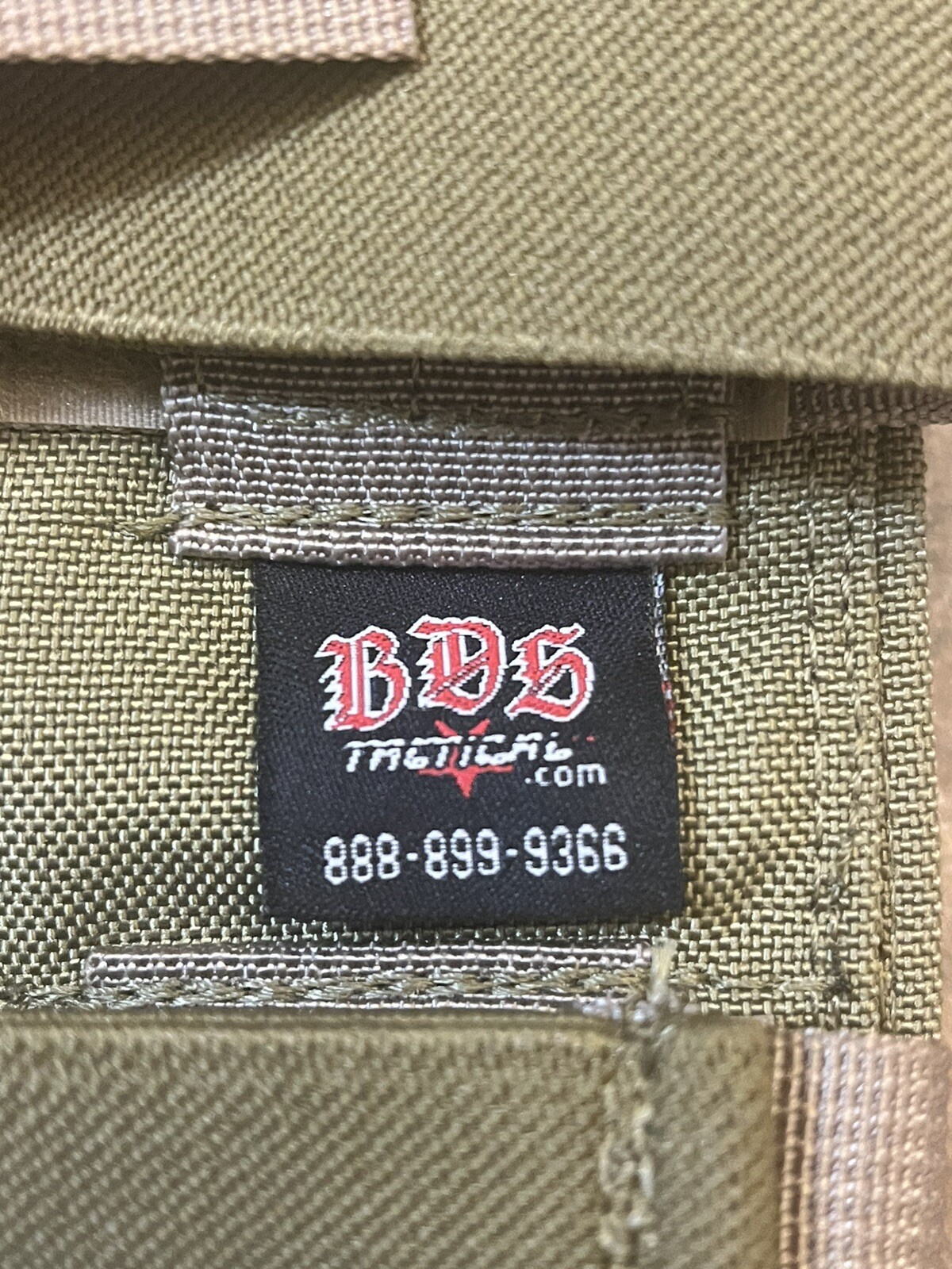 BDS Tactical Drop Leg Panel Magazine Pouch Holds 4 Mags MOLLE KHAKI USA Made