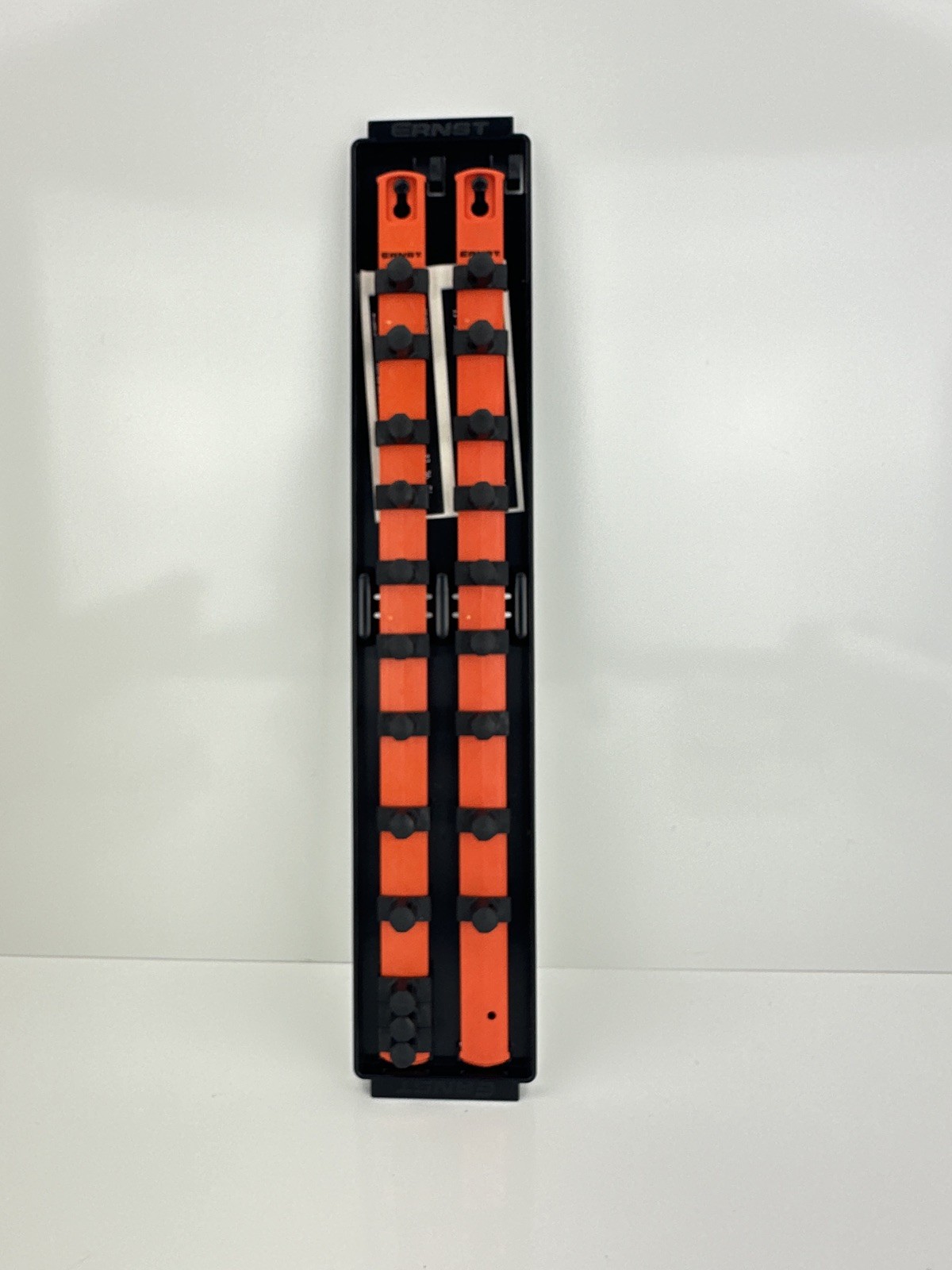 Ernst Manufacturing Socket Boss 2-Rail 1/2-Inch-Drive Socket Organizer, 19-Inch,