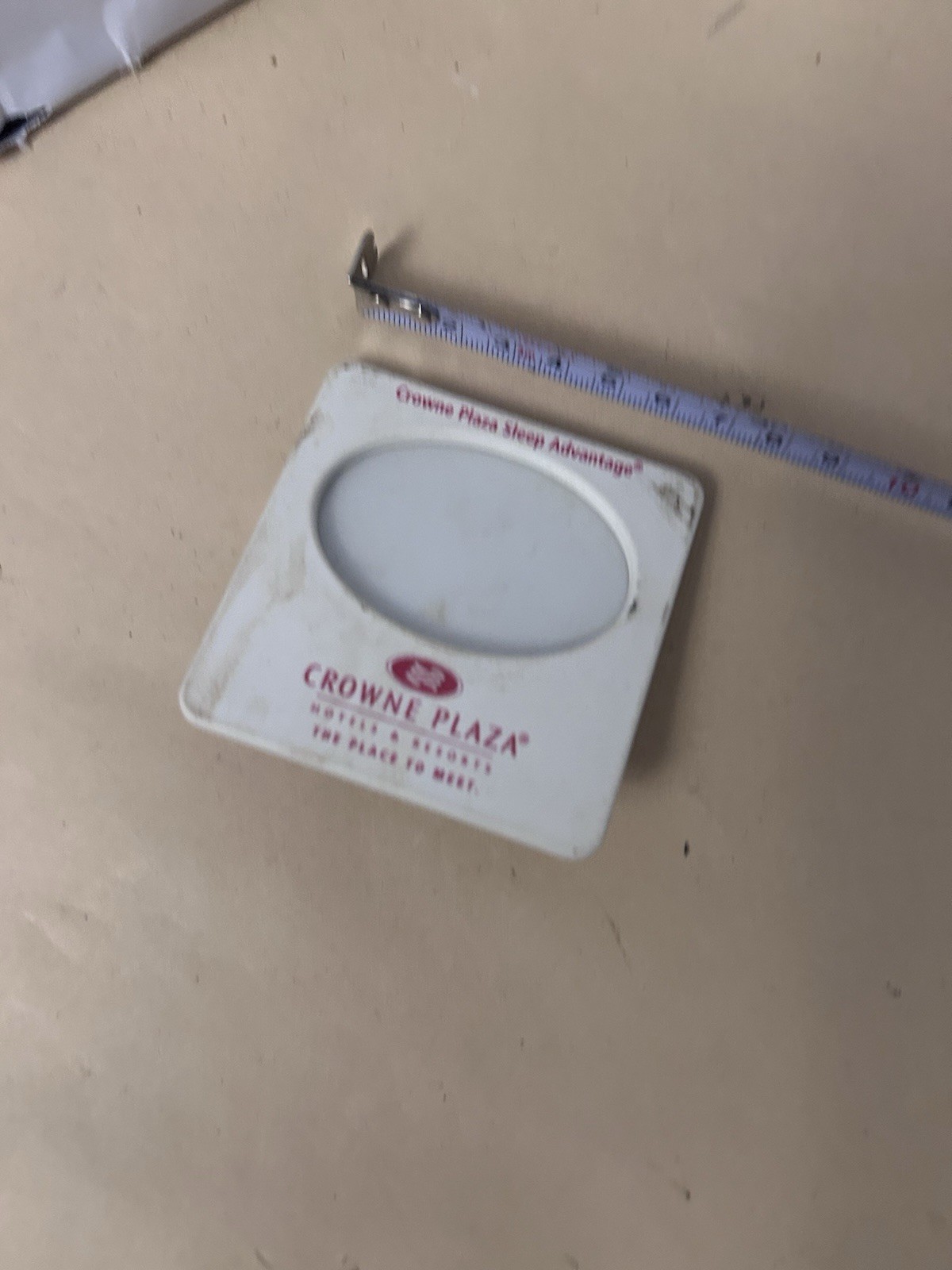 Crown Plaza Sleep Advantage Night Light plug in VTG Model #11600 untested