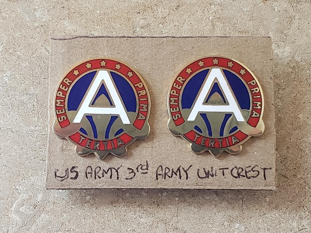 3rd Army Unit Crest DUI (Pair)