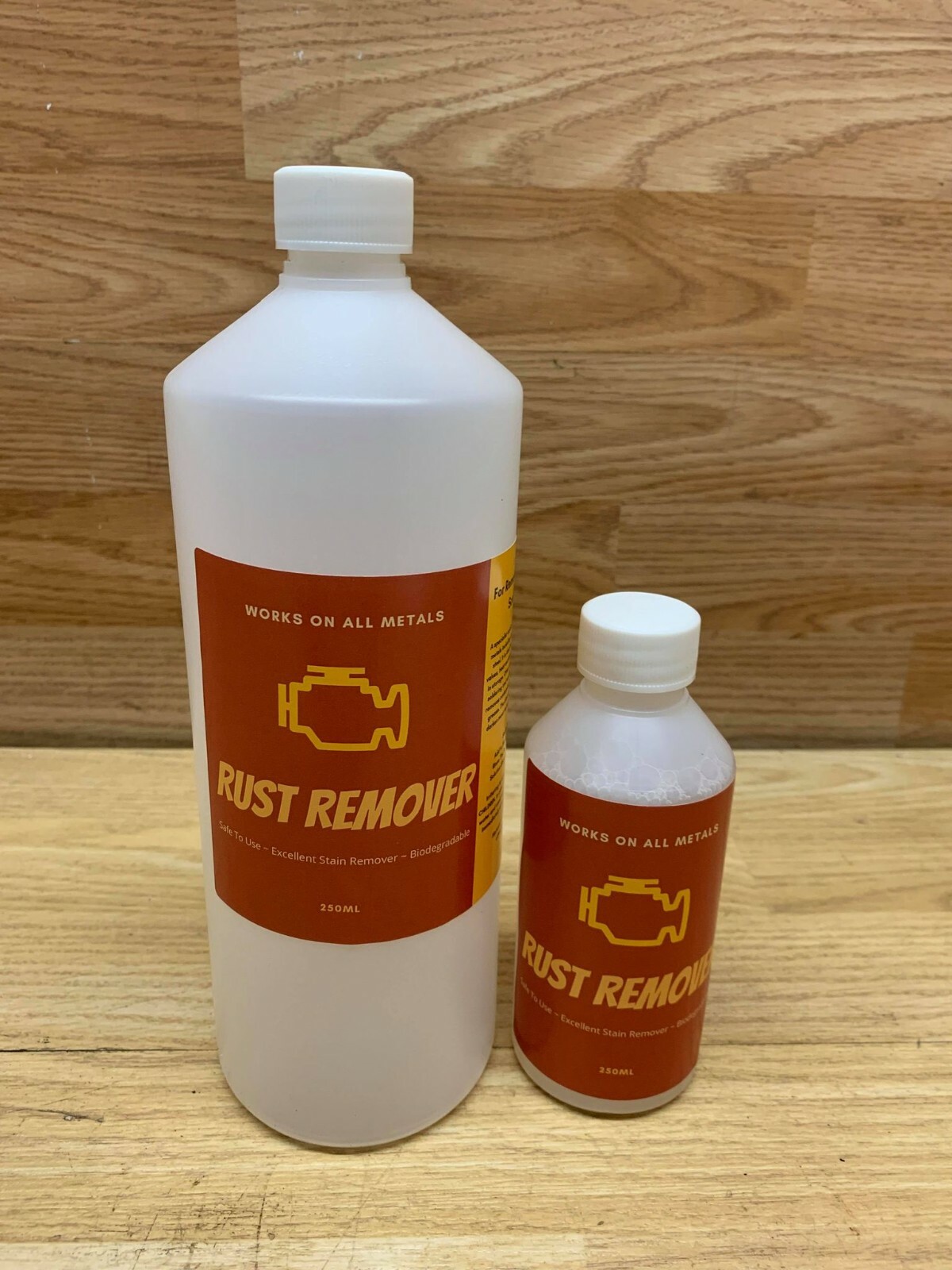 Rust Remover Liquid Dip Solution Use On All Metals Removes Oxides & Scale 250ml