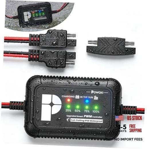 Solar Charge Controller 12V Battery Regulator for Solar Panels | 3 LED