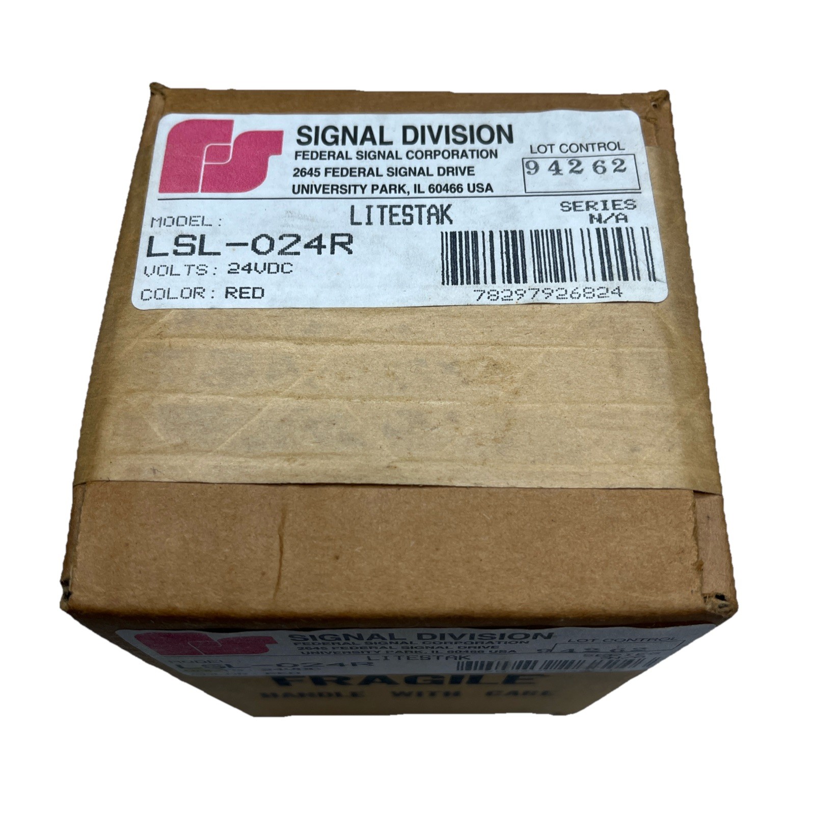 FEDERAL SIGNAL LITESTAK LSL-024R / LSL024R 24V DC NEW FACTORY SEALED