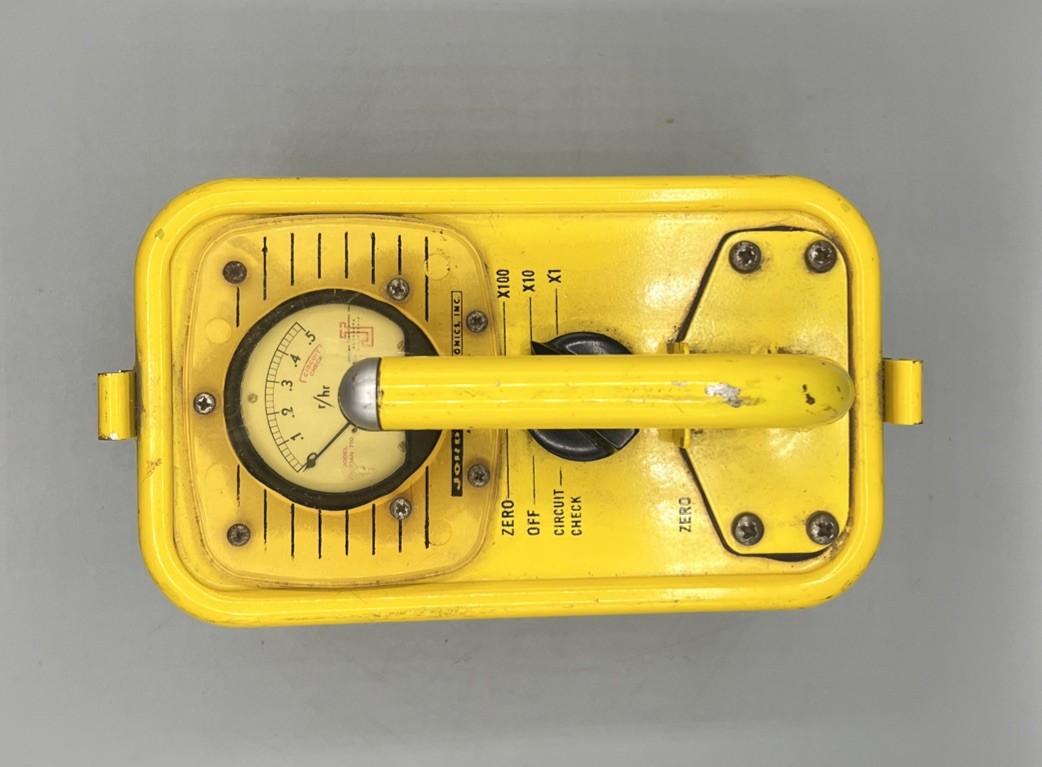 Vintage Radiological Survey Meter Model Jordan Model 710 No Battery, Untested