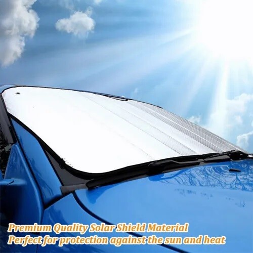 2 X Foldable Auto Car Windshield Sun Shade Shield Cover Visor Block UV Protector