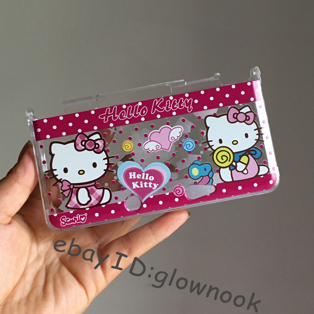 Cute Sanrio Hello Kitty Polka Dot Case for Nintendo 3DS Protective Cover shell