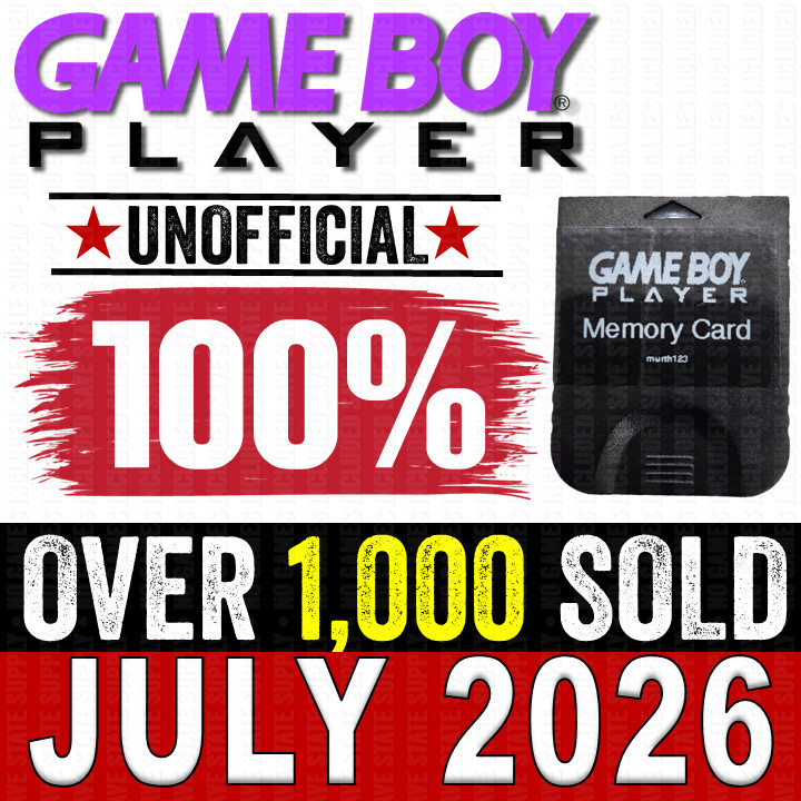 2026 GameBoy Player GameCube Memory Card Bootable Disc Replacement