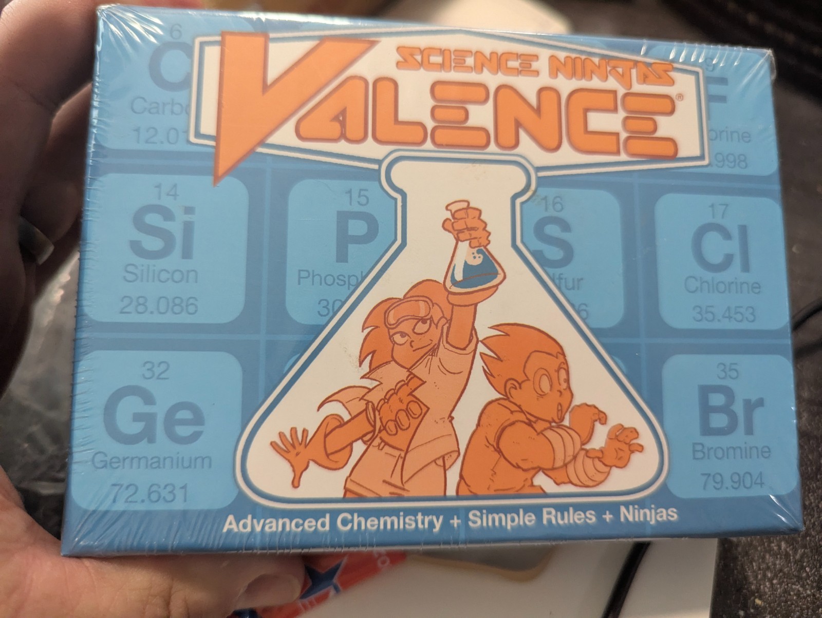 SCIENCE NINJAS VALENCE Advanced Chemistry + SImple Rules CARD GAME SEALED 2016