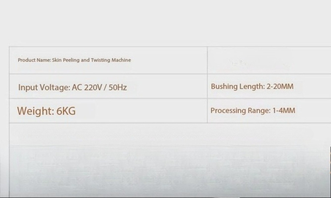 XC-180 Dual-Function Stripping and Twisting Machine Stranding Machine 110V