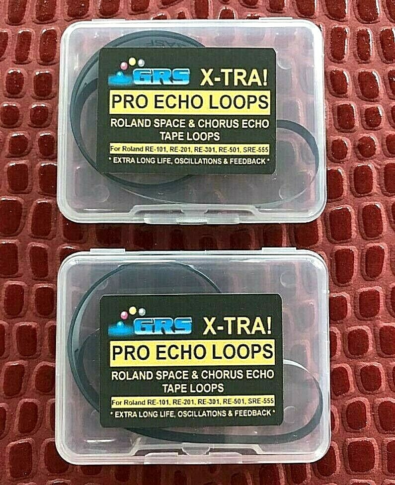 2 TAPE LOOPS FOR ROLAND SPACE ECHO, 1 METER LONG, RE101 RE201 RE301 RE501 SRE555