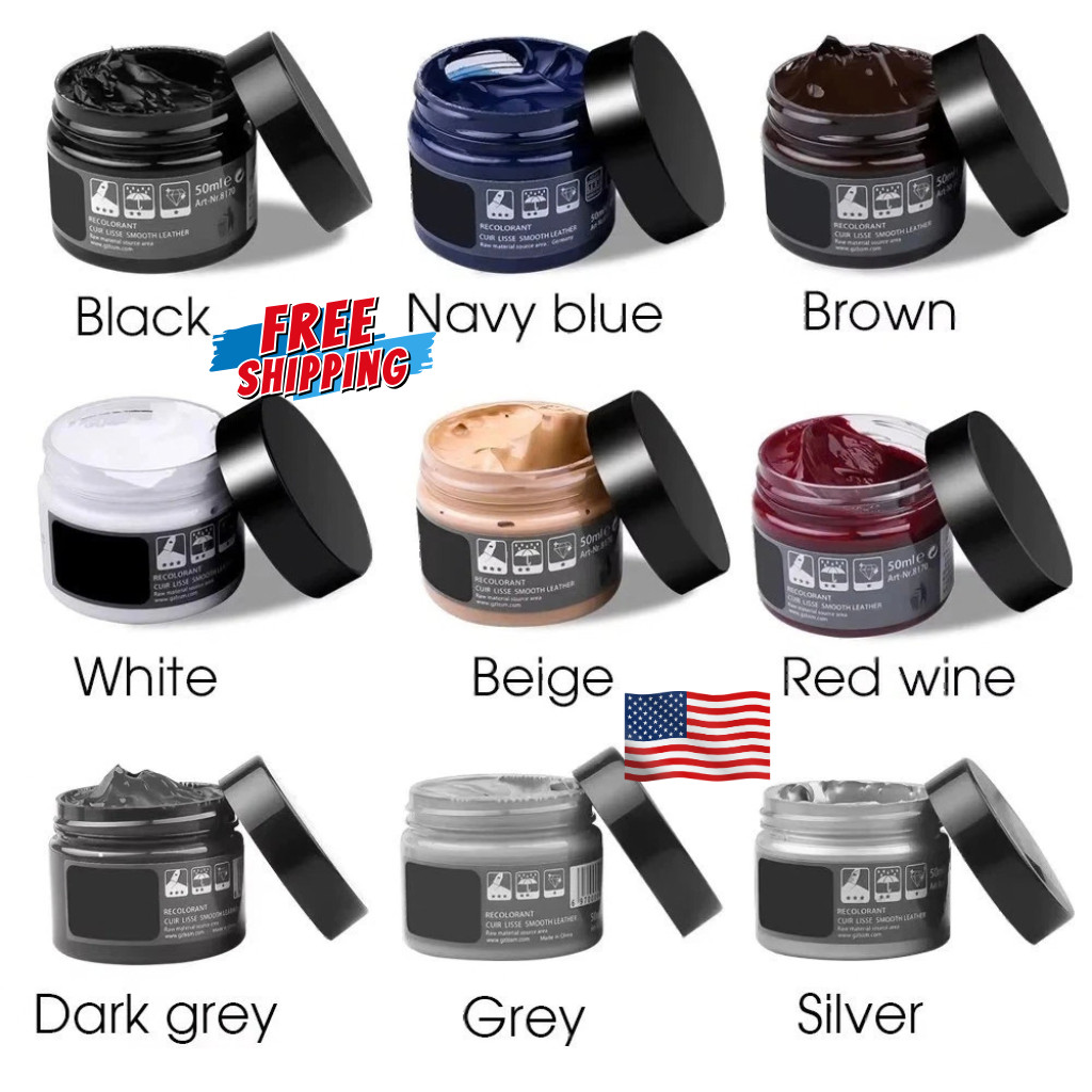 Car Leather Repair Kit Liquid Skin Recoloring Balm No Heat Repair Tool Auto Seat
