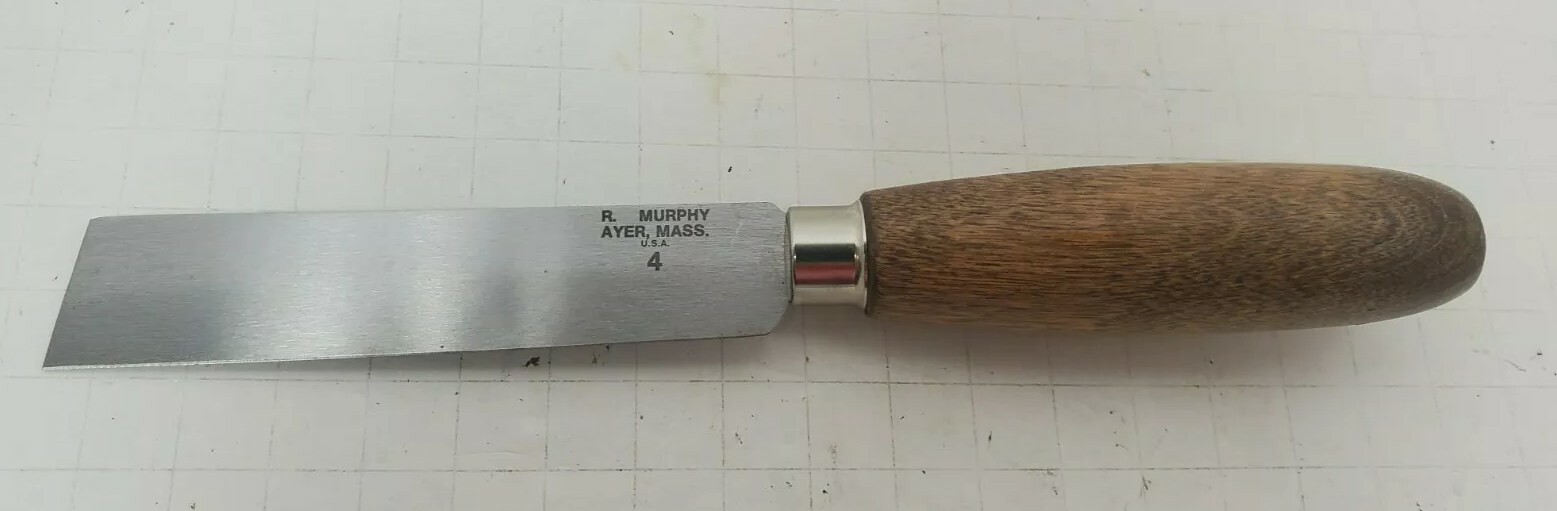 Murphy 4 in Square Point Shoe Makers Cobbler Leather Working Duct Knife Scoring