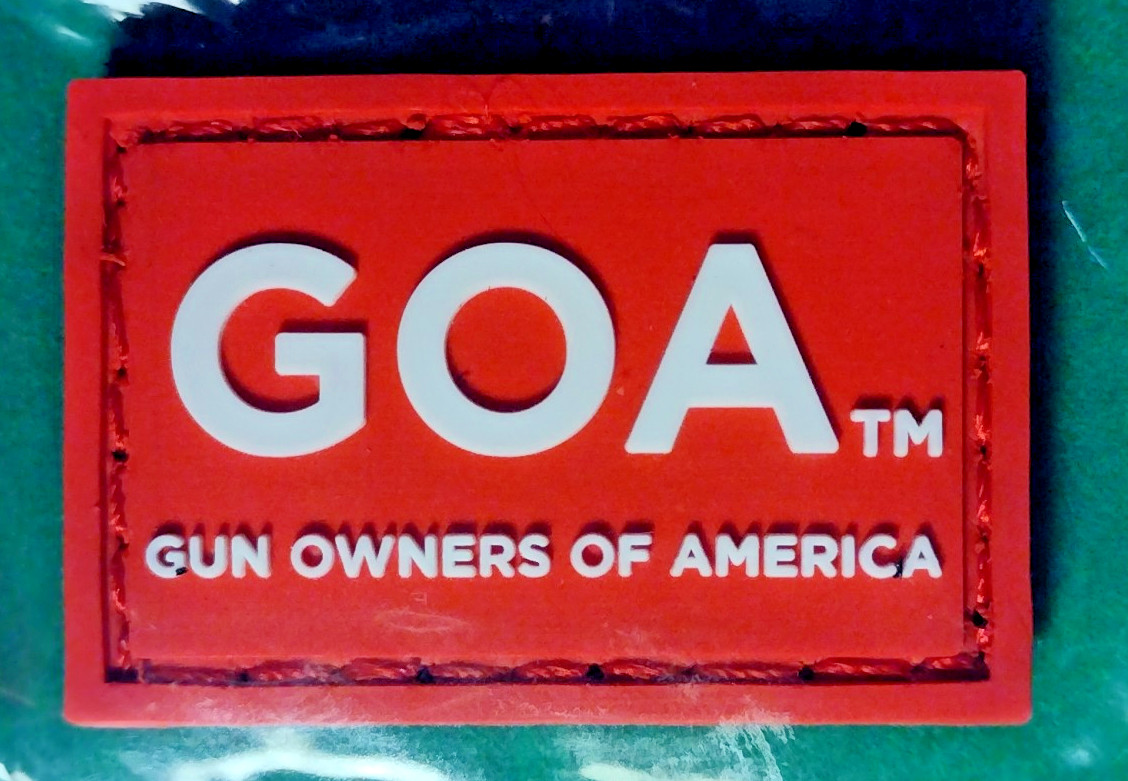 GOA GUN OWNERS of AMERICA Tactical Morale Patch SHOTSHOW 2025 PVC H&L NIP mini
