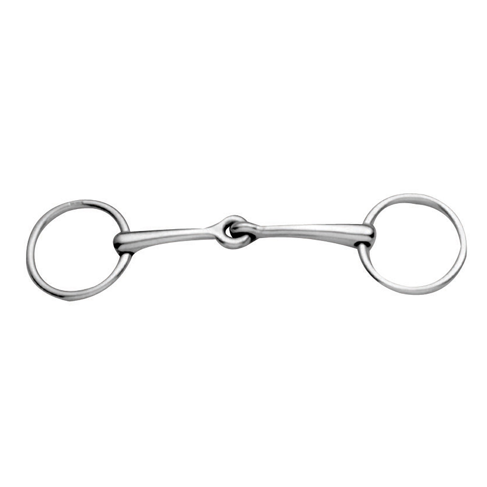 Korsteel Stainless Steel 2" Bradoon Loose Ring Snaffle Bit