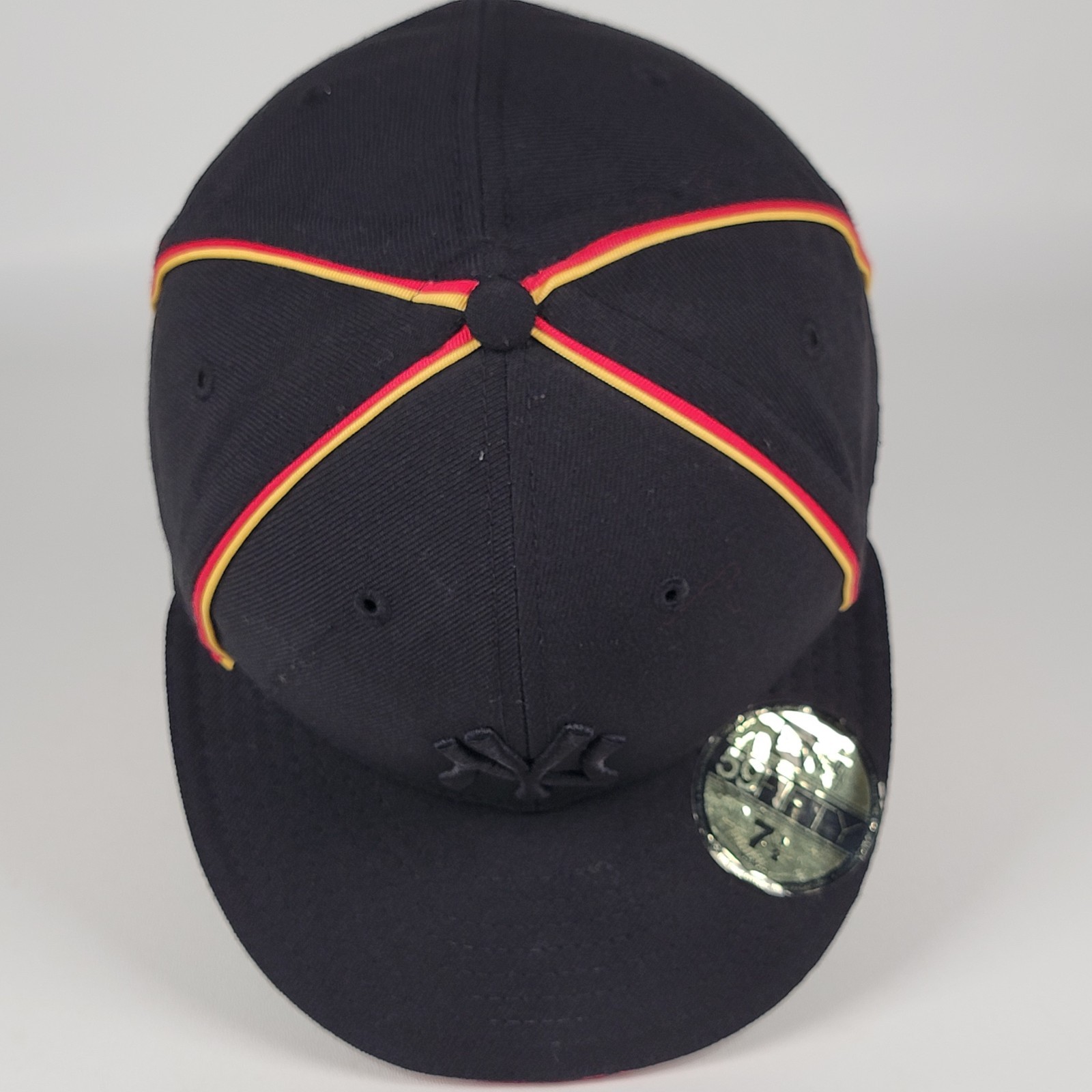 New New Era 59Fifty 7 1/2 New York Yankees MLB Mens Black Hat
