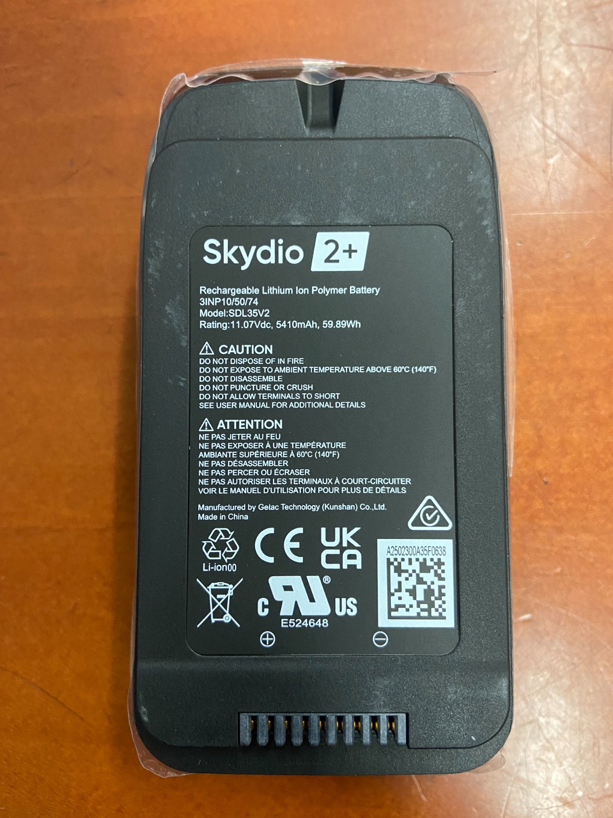 Skydio 2+ Battery for Skydio 2 and 2+ Drones SDL35V2 *Open Box* | O547