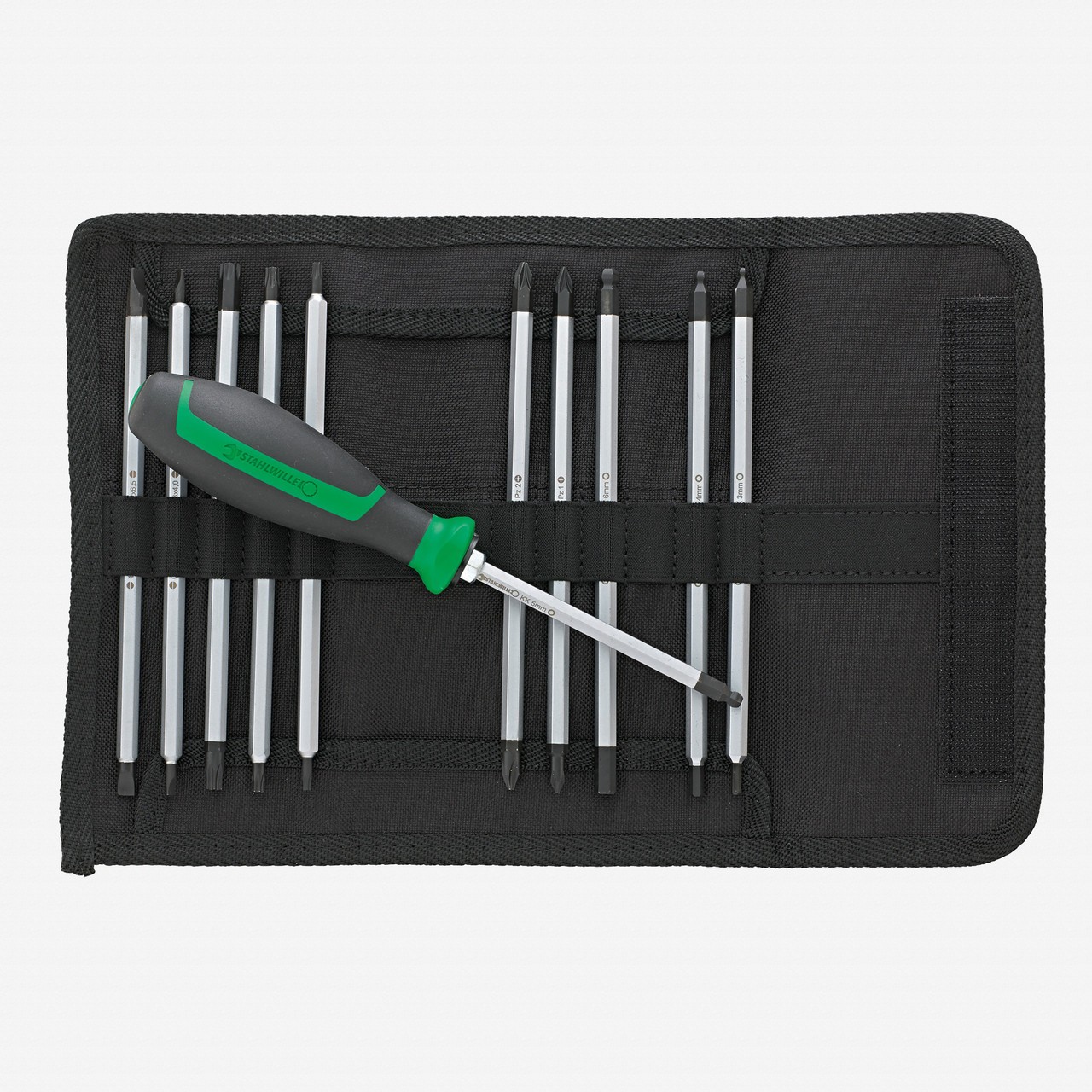 Stahlwille 4798 Reversible Blade Screwdriver Set, 11 Pieces