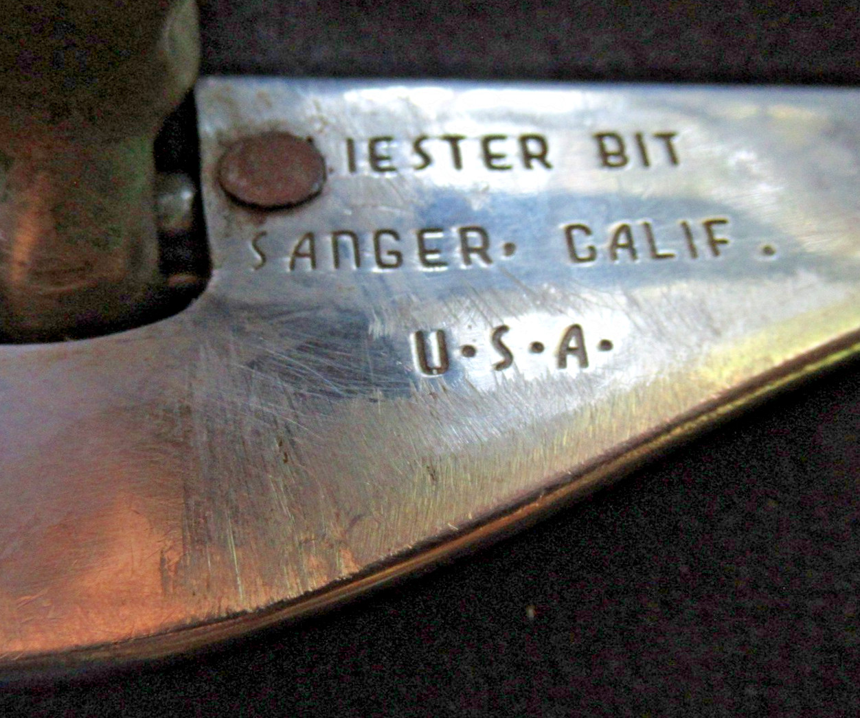 VINTAGE UNIQUE SLIESTER STAINLESS BIT.