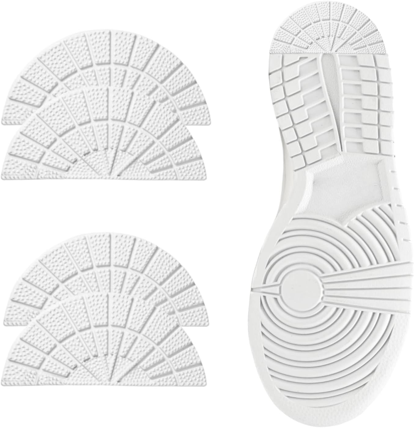 Shoe Repair Rubber Heel Replacement, 4PCS Rubber Outsole Shoe Heel Repair, Shoe