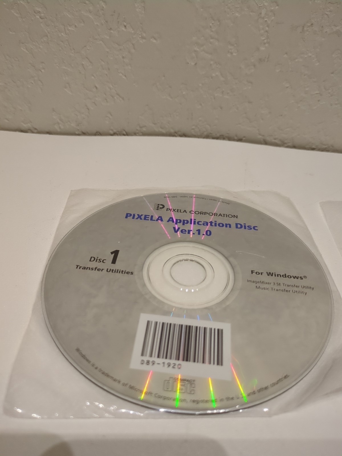 Pixela Application Disc Ver. 1.0 - Disc 1, 2 Video Tools - For Windows