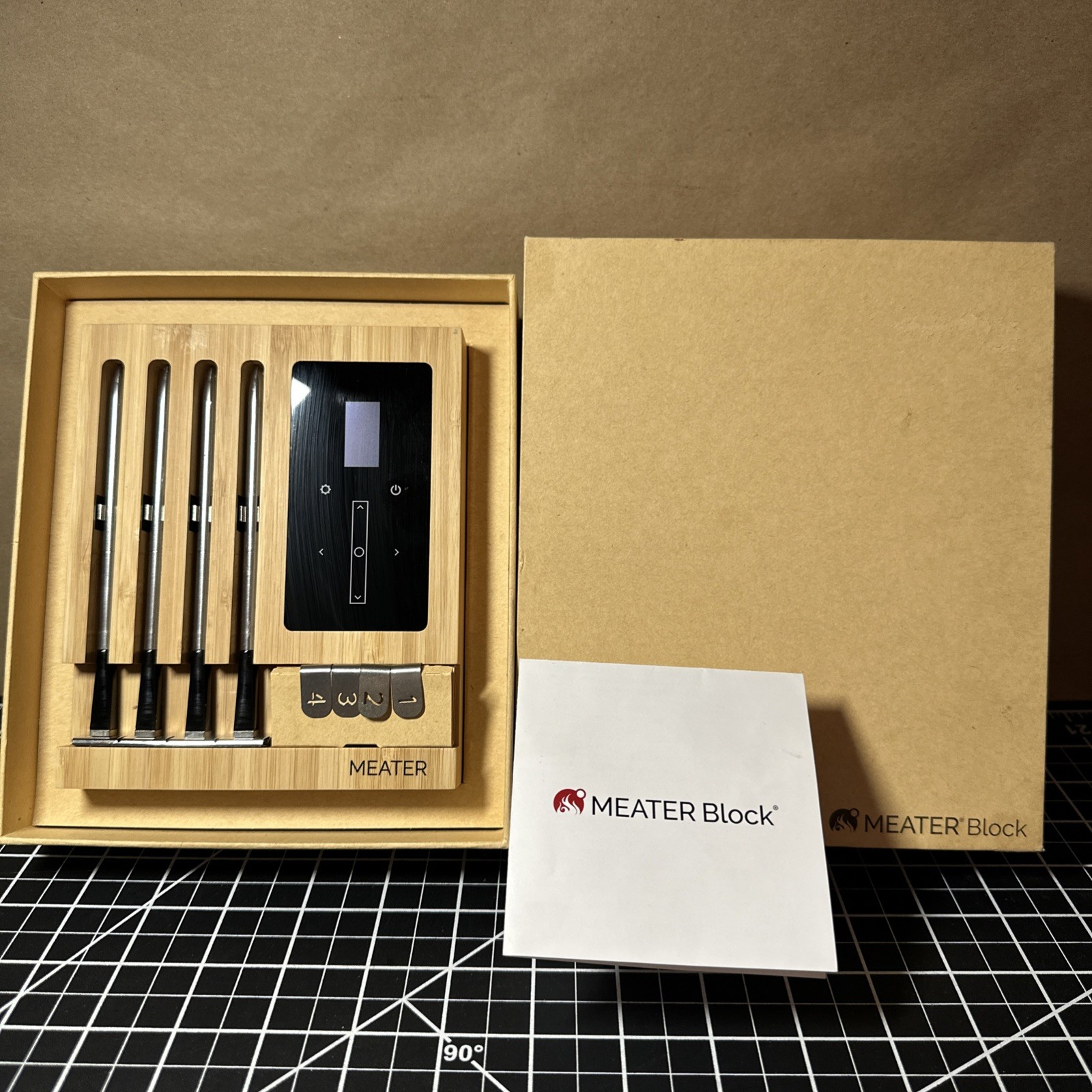 MEATER Block Wireless Smart Meat Thermometer - Silver/Black