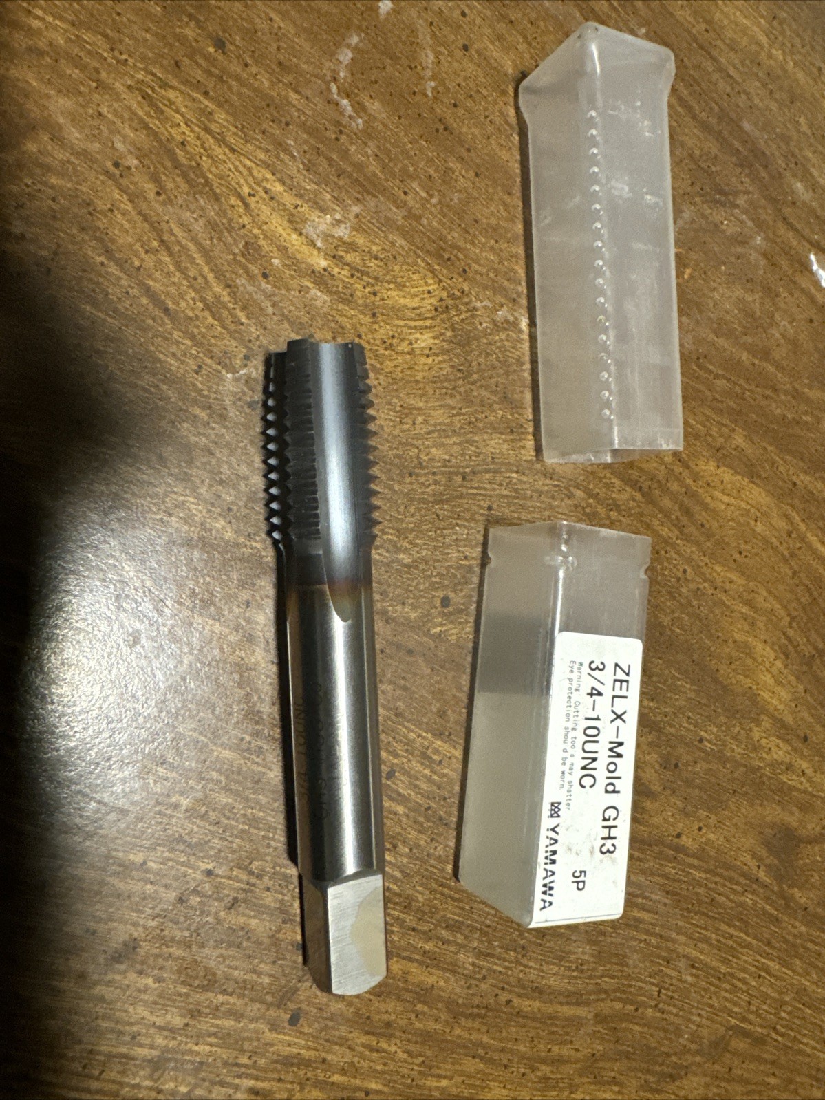 YAMAWA ZELX-Mold GH3 3/4-10 UNC Thread Tap HSS (5P Case)