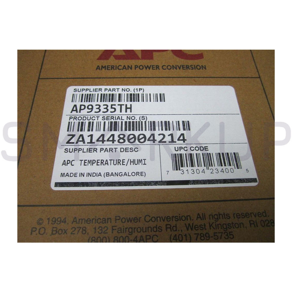 New In Box APC AP9335TH Temp & Humidity Sensor