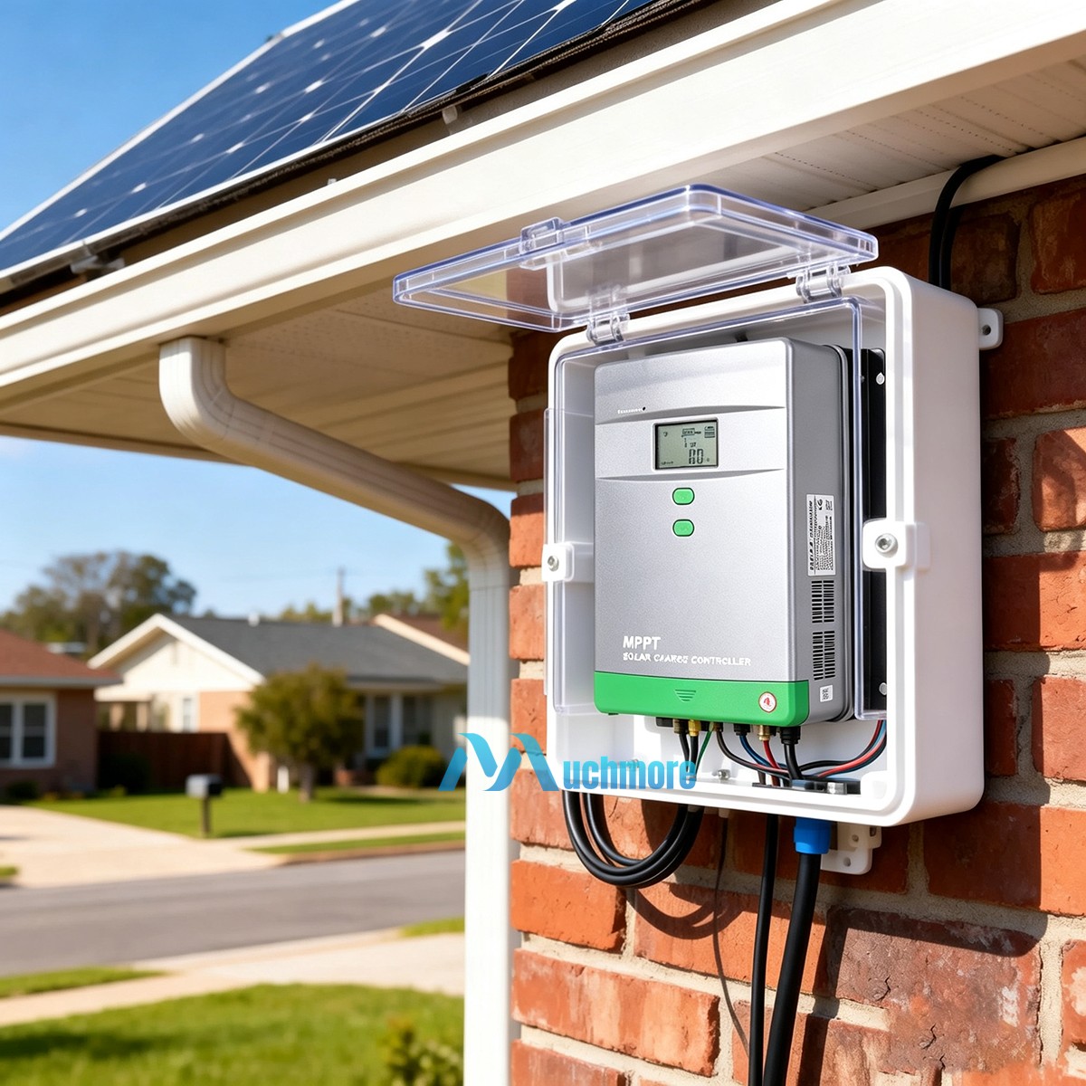 MPPT 100A Solar Charge Controller 12V/24V/36V/48V Auto PV 150V MAX 5200W LCD