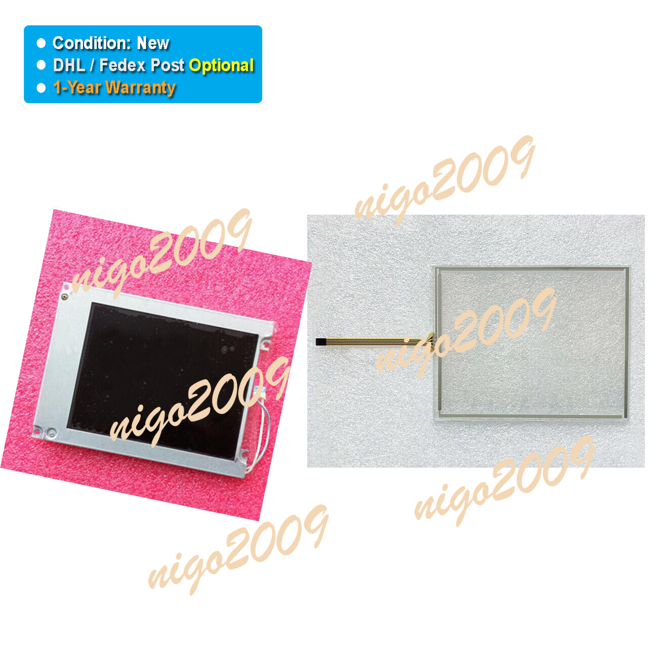 5.7" Touch Screen LCD Display Screen Panel Compatible with SHARP LM057QC1T08