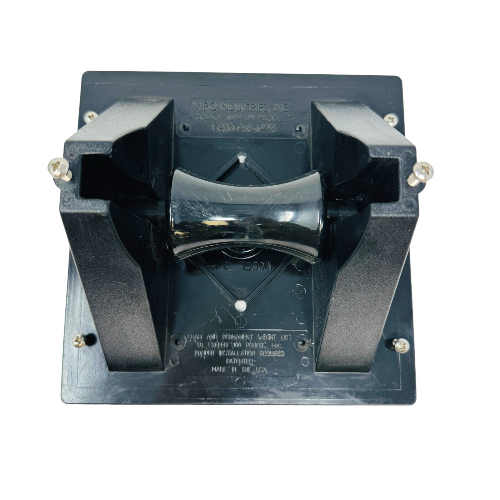 Miro 3-R-2 Roller Bearing Pipe Stand Polycarbonate, Made in USA