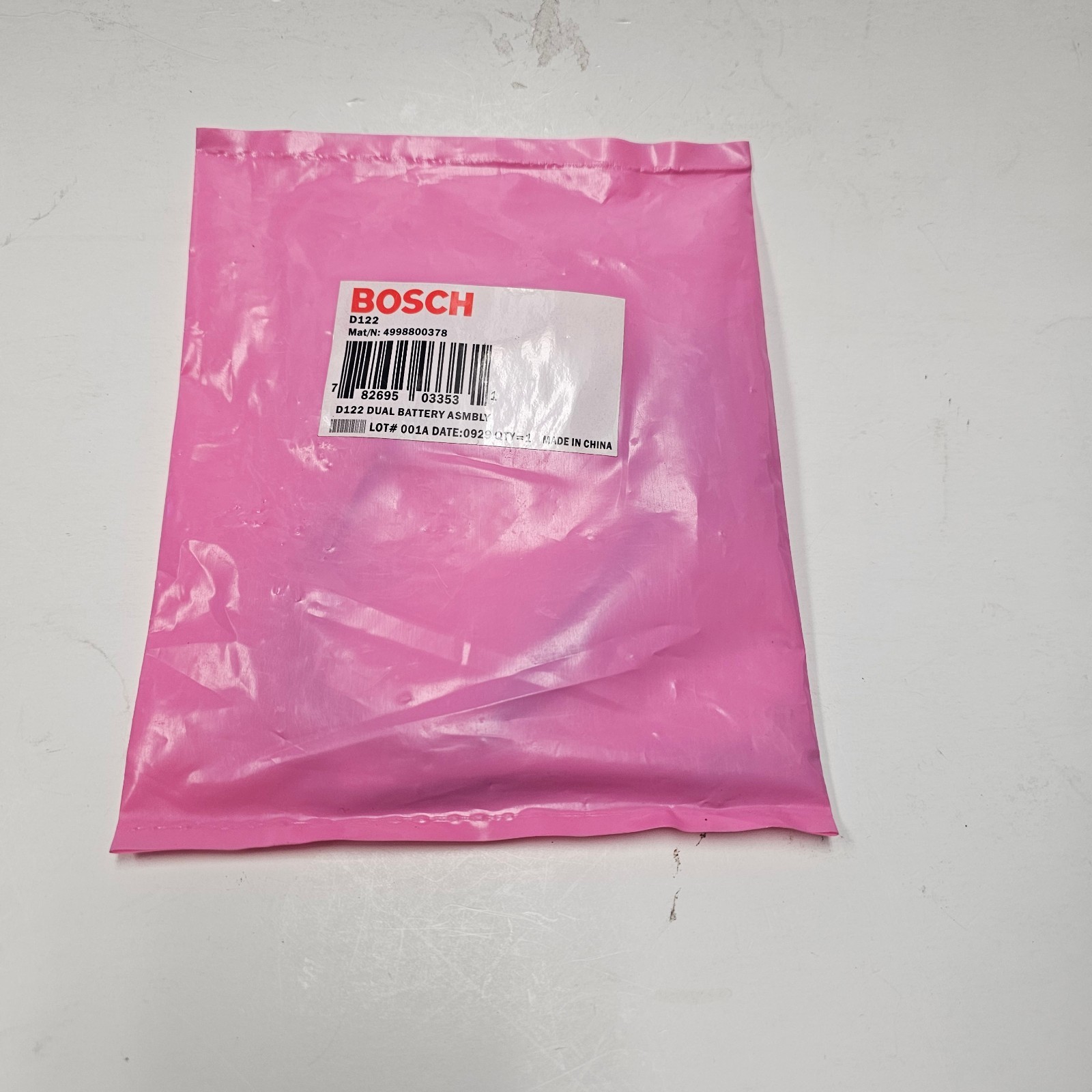 Bosch D122 Dual Battery Harness NEW Sealed