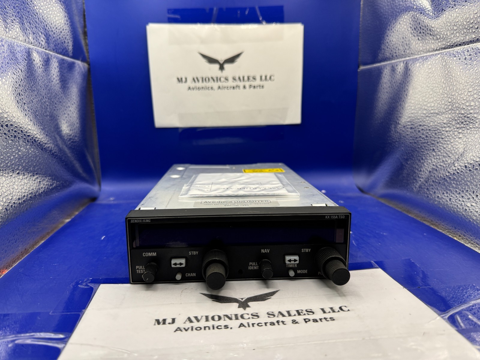 BENDIX/KING KX 155A 28 VDC P/N 069-01032-0101 WITH GLIDESLOPE WITH FAA FORM 8130