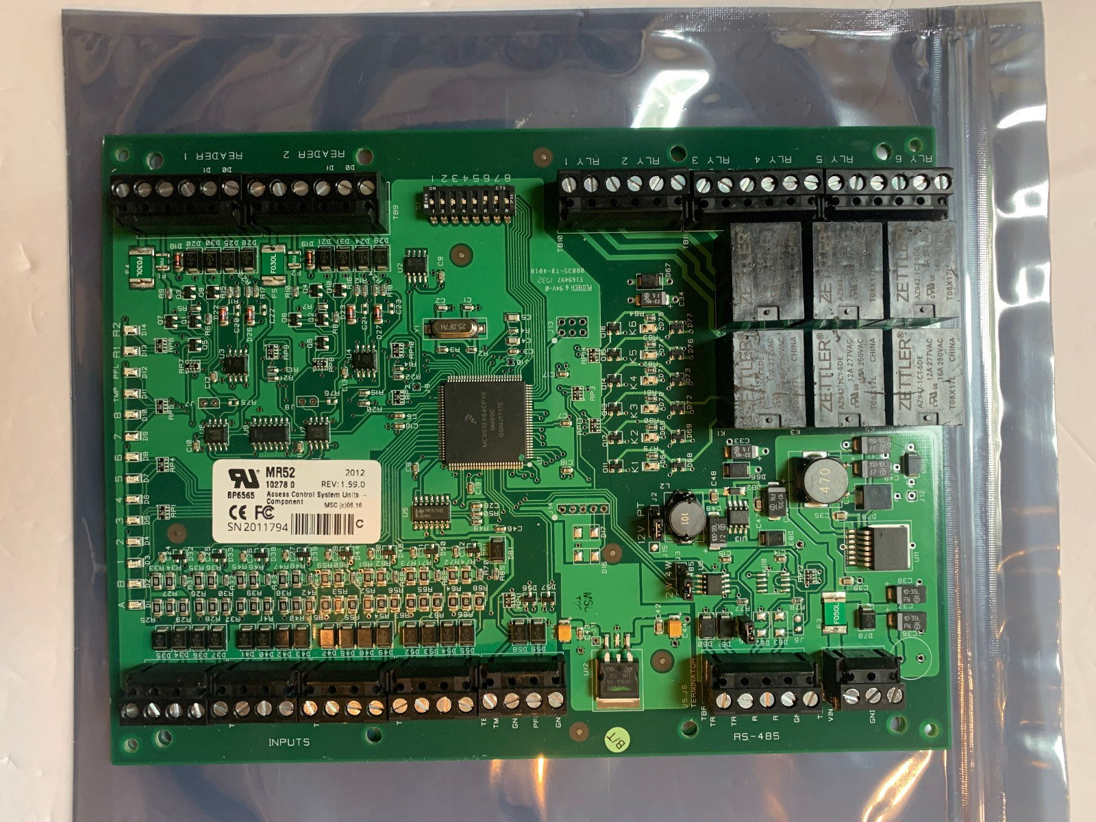 Mercury MR52-S2 Lenel LNL 1320 S2 Controller Module Avigilon Genetec-